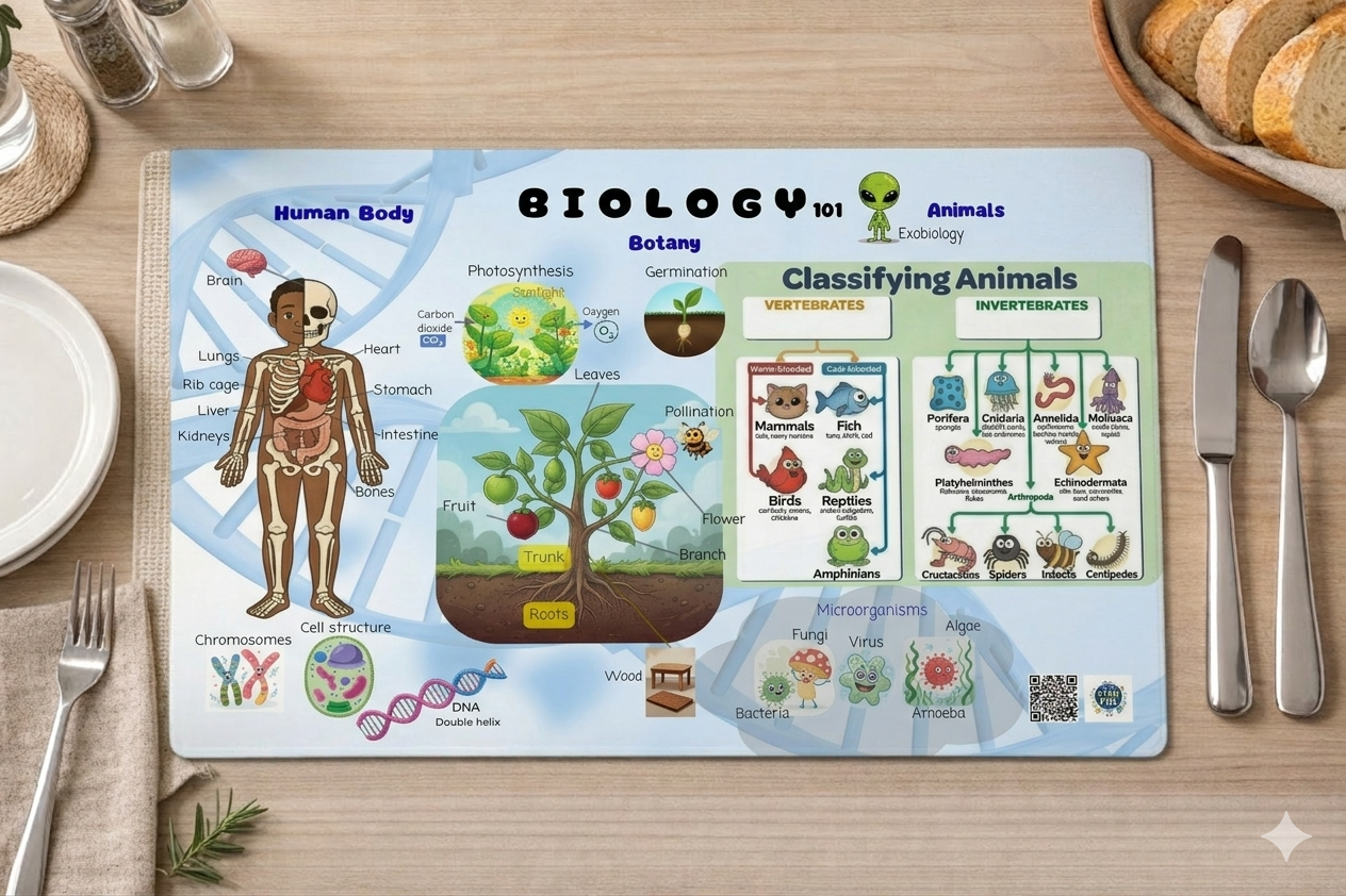 Biology 101 Table Mat